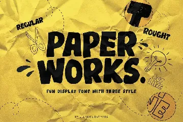 Paper Works font