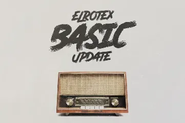 Elrotex Brush Font