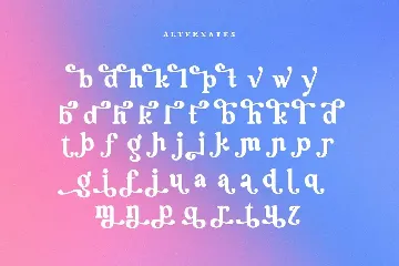 Rainbow - Modern Vintage Font