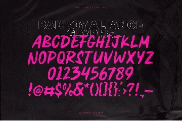 Badboy Aliance - Brush Caps font