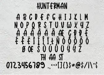 Hunterman Font