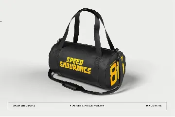 Speed Endurance font