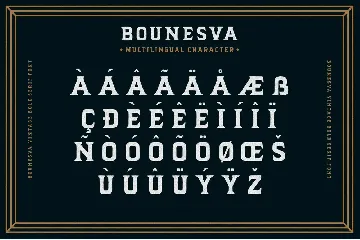 Bounesva font