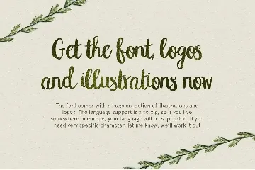 Peomy Extended Font & Illustrations & Logos