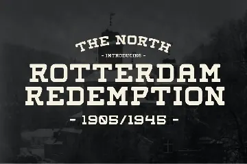 Rotterdam Redemption Display Font