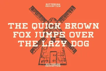 Rotterdam Redemption Display Font