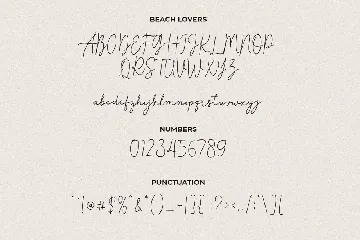 Beach Lovers font