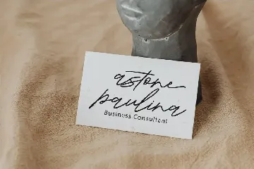 Bromest Signature font