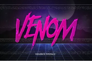 Violence font