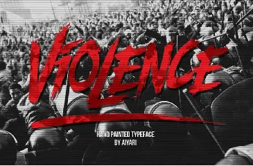 Violence font