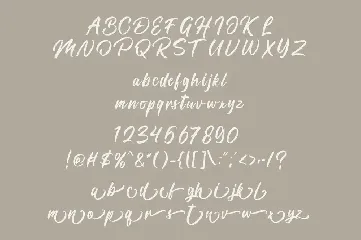 Morgen - Bold Brush Font