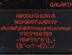 Galaktis - Futuristic Display Fonts