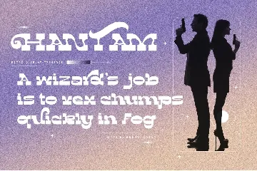 Hantam font