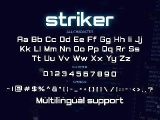 Striker-Modern Display Font