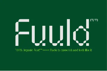 Fuuld logo font