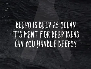 Deepo - Handwriting Font