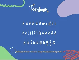 Paintoura font