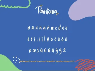 Paintoura font