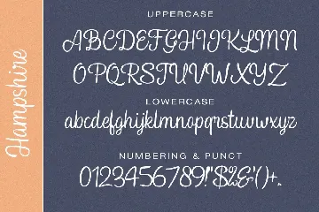 Hampshire Script font