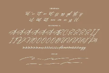 Detinata Modern Signature Font