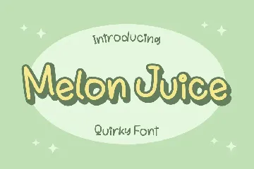 Melon Juice Quiirky Font