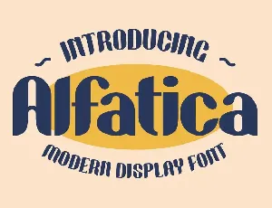 Alfatica Font