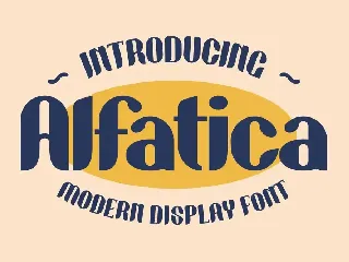 Alfatica Font