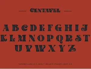 Centavel font