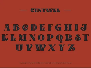 Centavel font