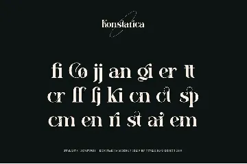 Konstarica font