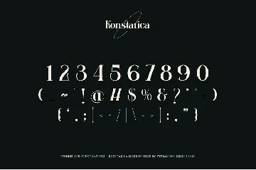 Konstarica font