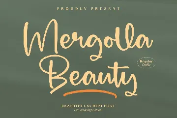 Mergolla Script Font