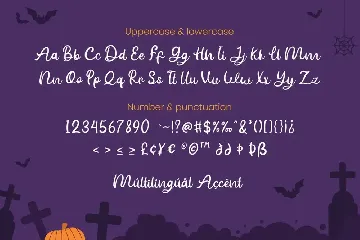 Hantu Tail - Halloween Font