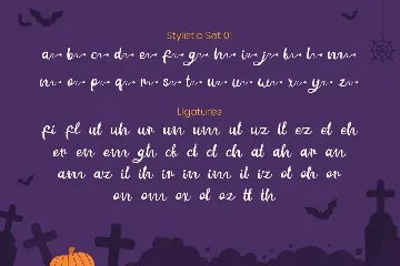 Hantu Tail - Halloween Font