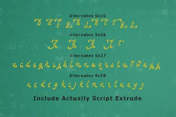 Actually Script font