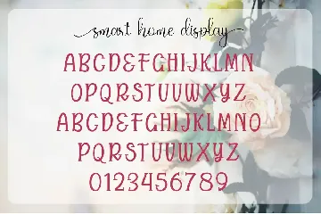 Smart home font