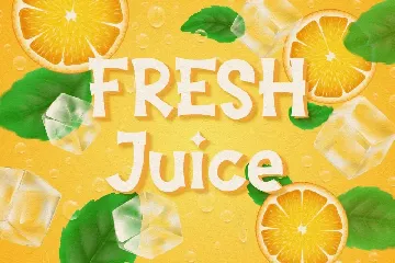 Orange Juice | Display Font