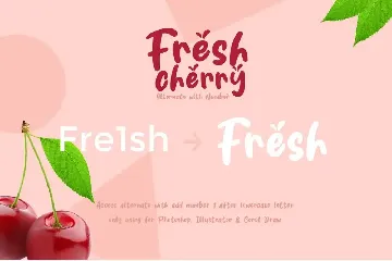 Fresh Cherry font