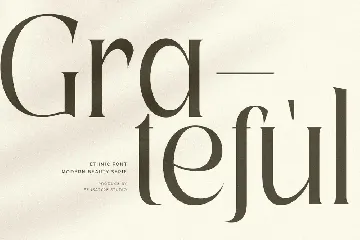 Ethnic - Luxury Modern Beauty Serif Font