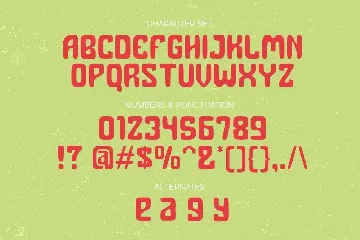 Lamore - Unique Display Font