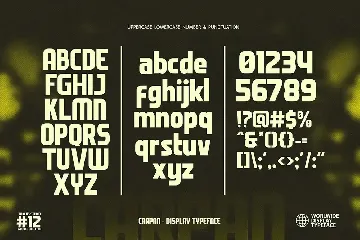 Carpan - Bold Display Typeface font