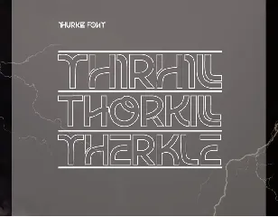 Thurkle Font