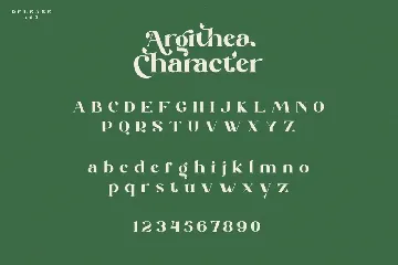 Argithea | Modern Serif Font