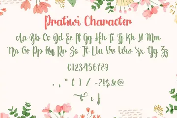 Pratiwi a Modern Script Font