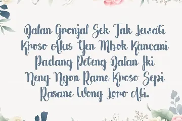 Pratiwi a Modern Script Font