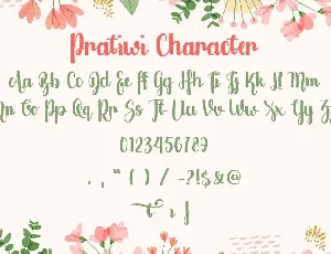 Pratiwi a Modern Script Font