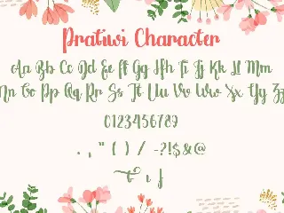 Pratiwi a Modern Script Font