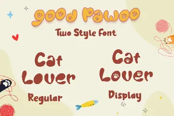 Good Pawoo - Display Font