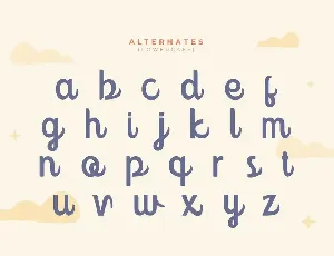 Monday Today - Playful Kids font