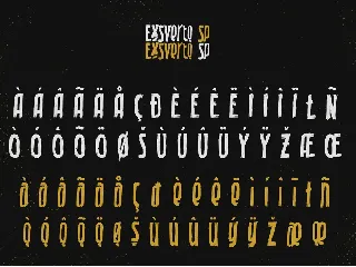 Exsverto Sp font